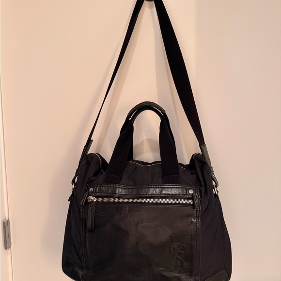 Vintage Yves Saint Laurent Black Tote Bag - Picture 3 of 7